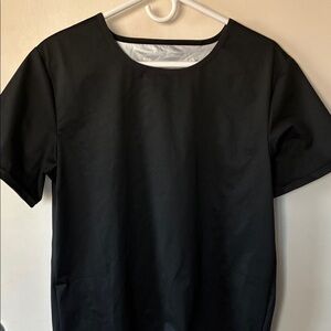 NWT McTimin Men’s Sauna Black Sweat Sauna Shirt Spandex Size Medium